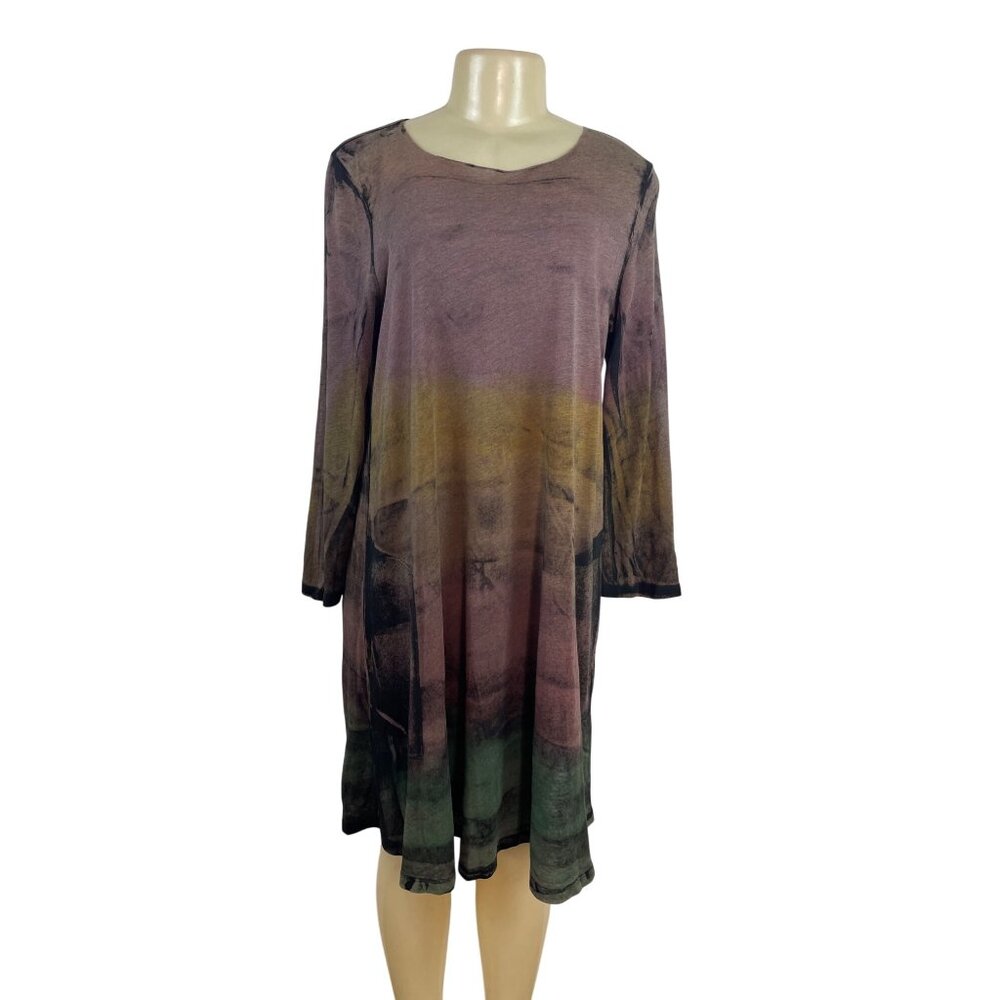 Raquel Allegro Basic Multicolor Long-Sleeve Ombre… - image 1